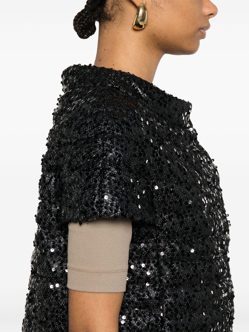 Sequinned puffer jacket<BR/><BR/><BR/> PI002038D 127059300 HERNO