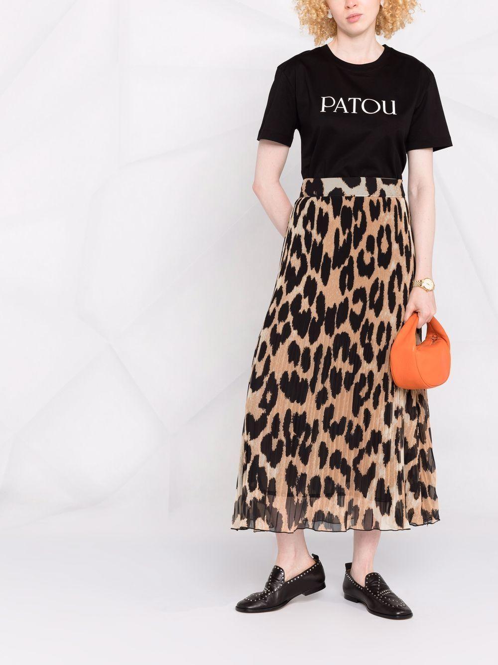 Logo-print organic-cotton T-shirt JE0299999 999B PATOU