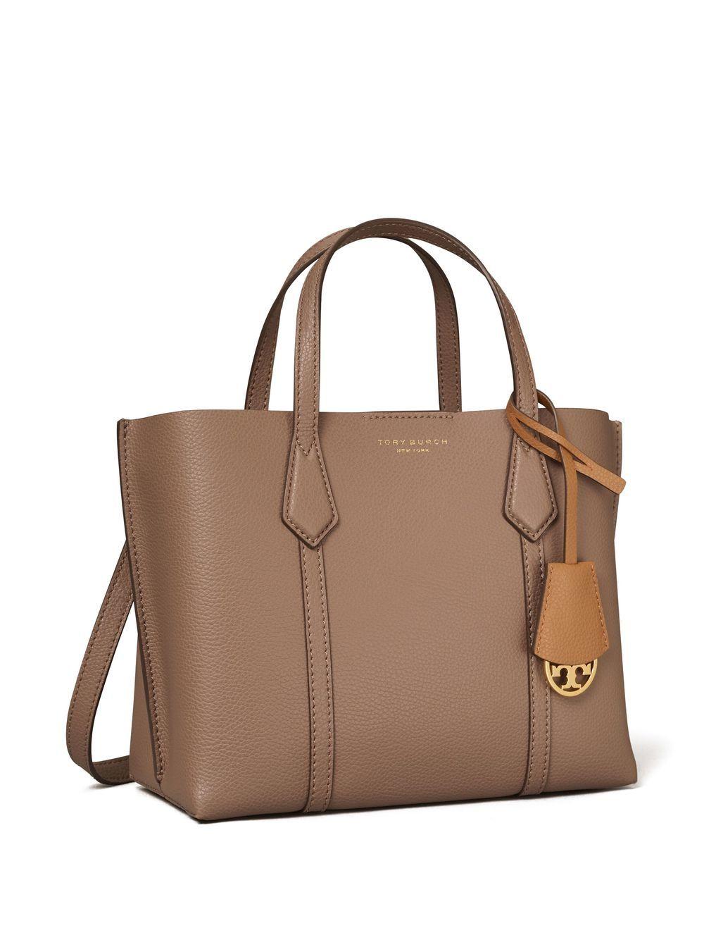 Leather logo-print bag<BR/><BR/><BR/> 81928 093 TORY BURCH