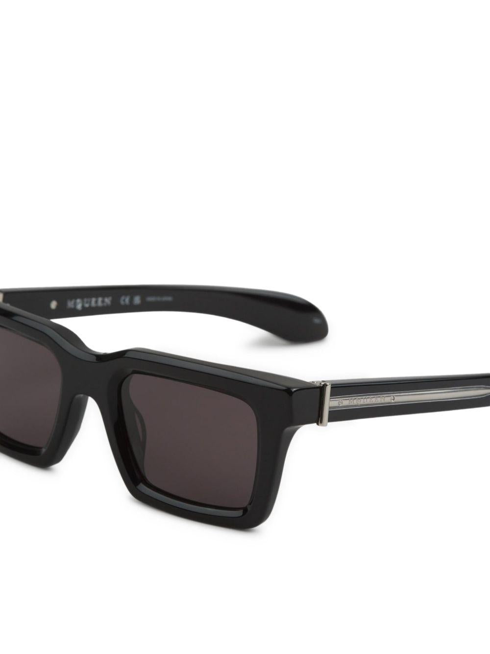 Rectangular Frame Sunglasses With Glossy 821707 J07491056 ALEXANDER MCQUEEN