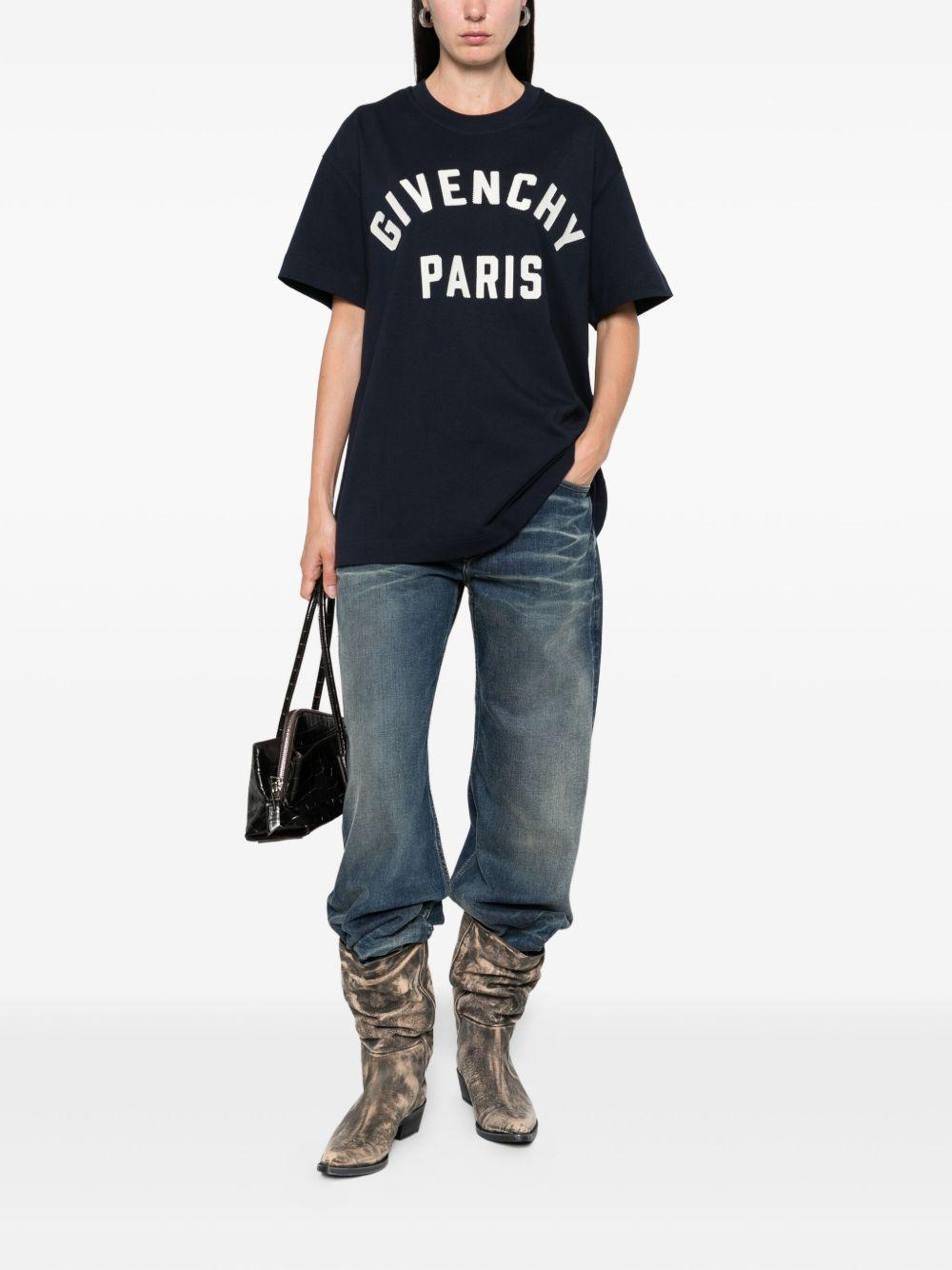 GIVENCHY Paris boxy fit t-shirt BW70FM3YRS 411 GIVENCHY