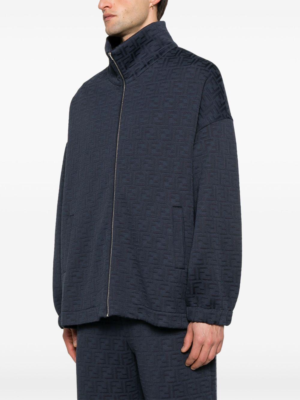 FF-embossed sweatshirt<BR/><BR/><BR/> FAF743 AU8OF1H3O FENDI