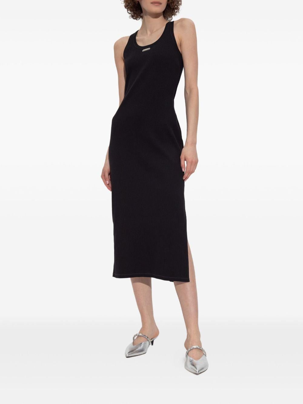 Placket Midi Dress 833873 QLAER1000 ALEXANDER MCQUEEN