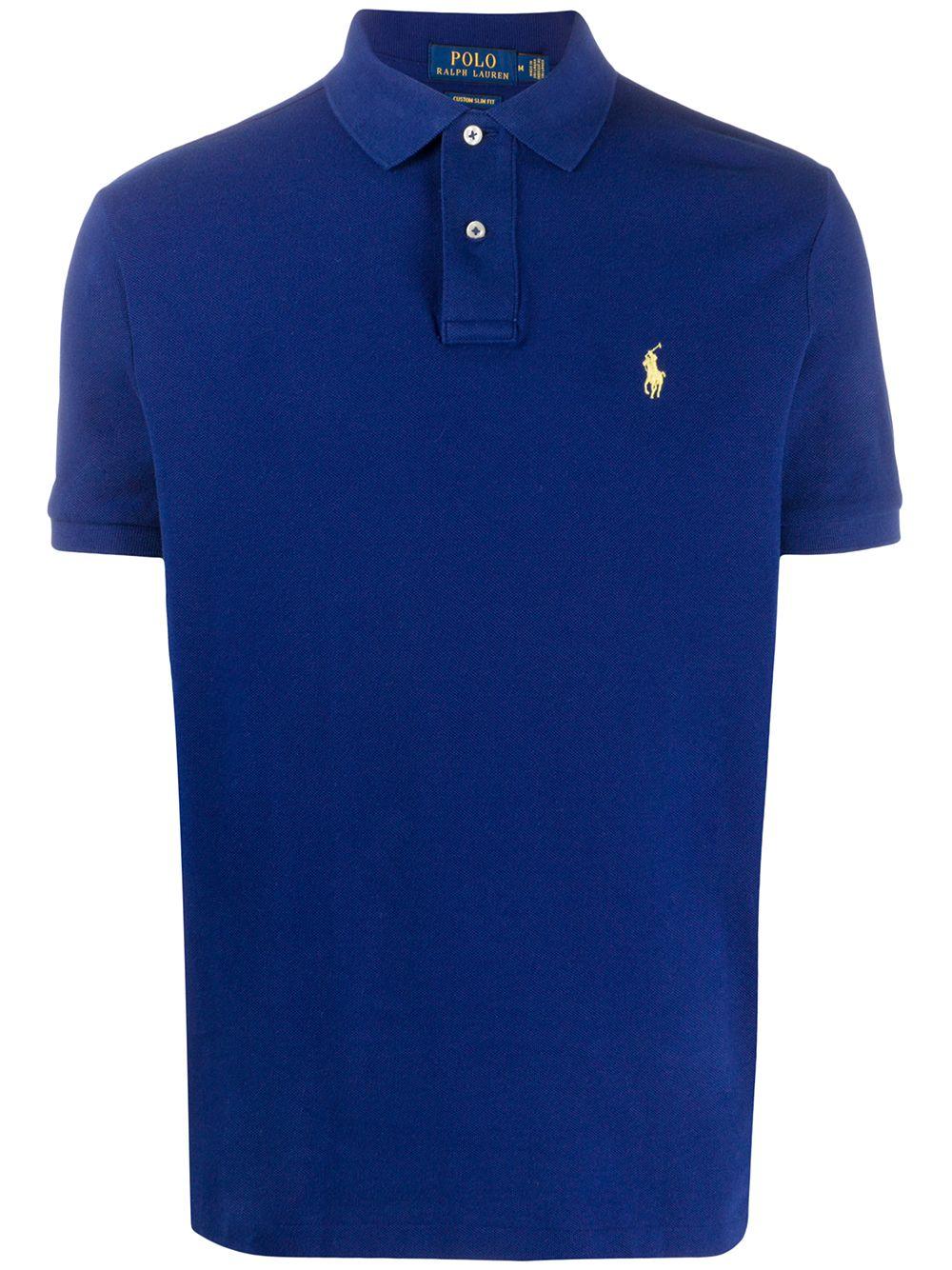Embroidered-logo polo shirt<BR/><BR/><BR/> 710782592009 FALL ROYAL POLO RALPH LAUREN