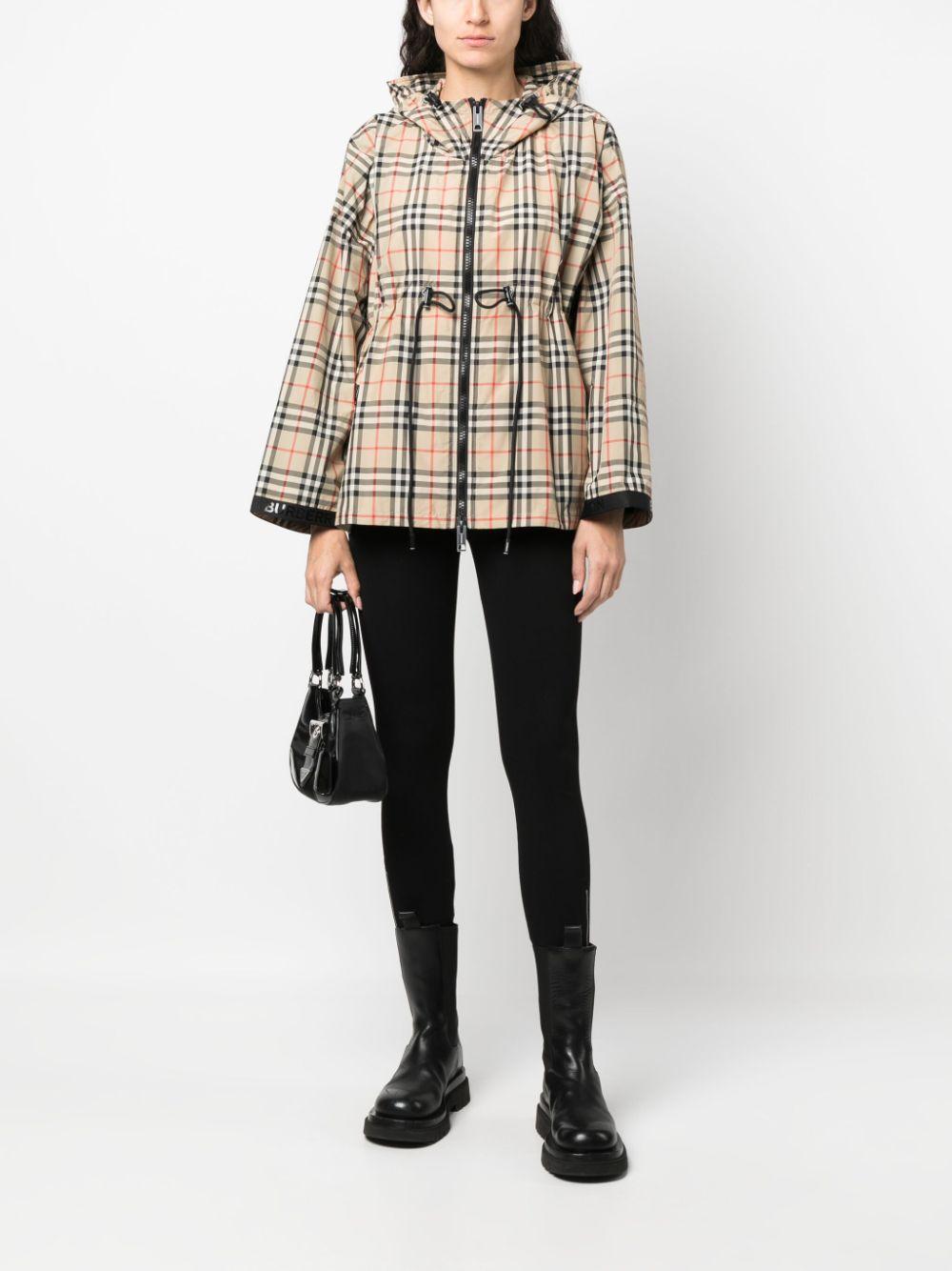 Plaid-check hooded jacket 8062947 A7028 BURBERRY