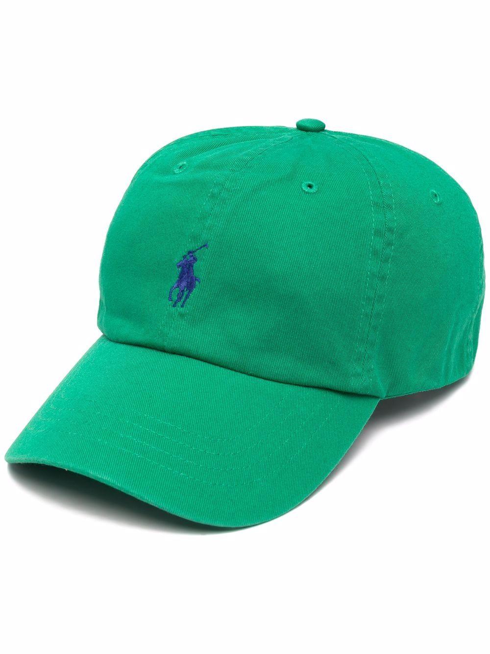 Logo-embroidered cotton cap 710667709 081BILLARD GREEN POLO RALPH LAUREN
