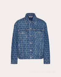 All-over tone-on-tone logo jacket 4V3DC03E9WE 558 VALENTINO GARAVANI