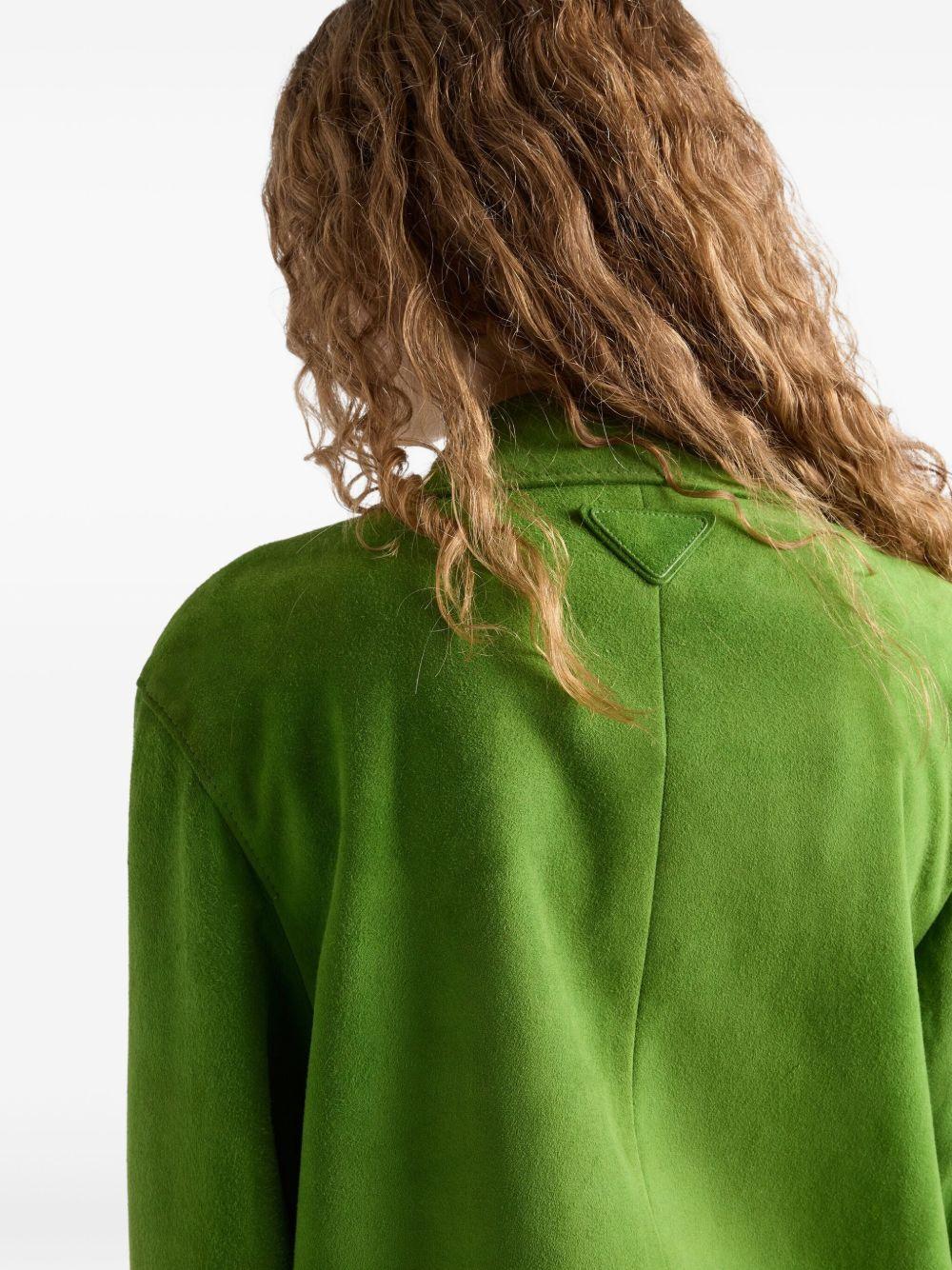Suede jacket<BR/><BR/> 58A202 162OF0225 PRADA