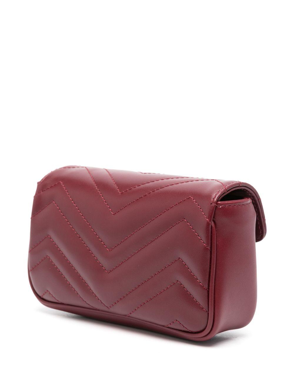 Super mini GG Marmont cross body bag<BR/><BR/> 476433 DTDHV6207 GUCCI