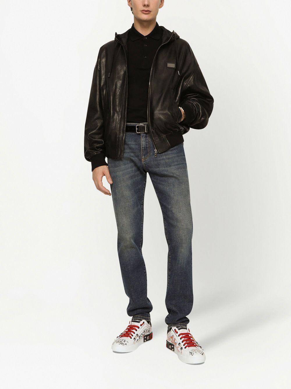 Logo-tag piqué polo shirt G8PL4T G7F2HN0000 DOLCE & GABBANA