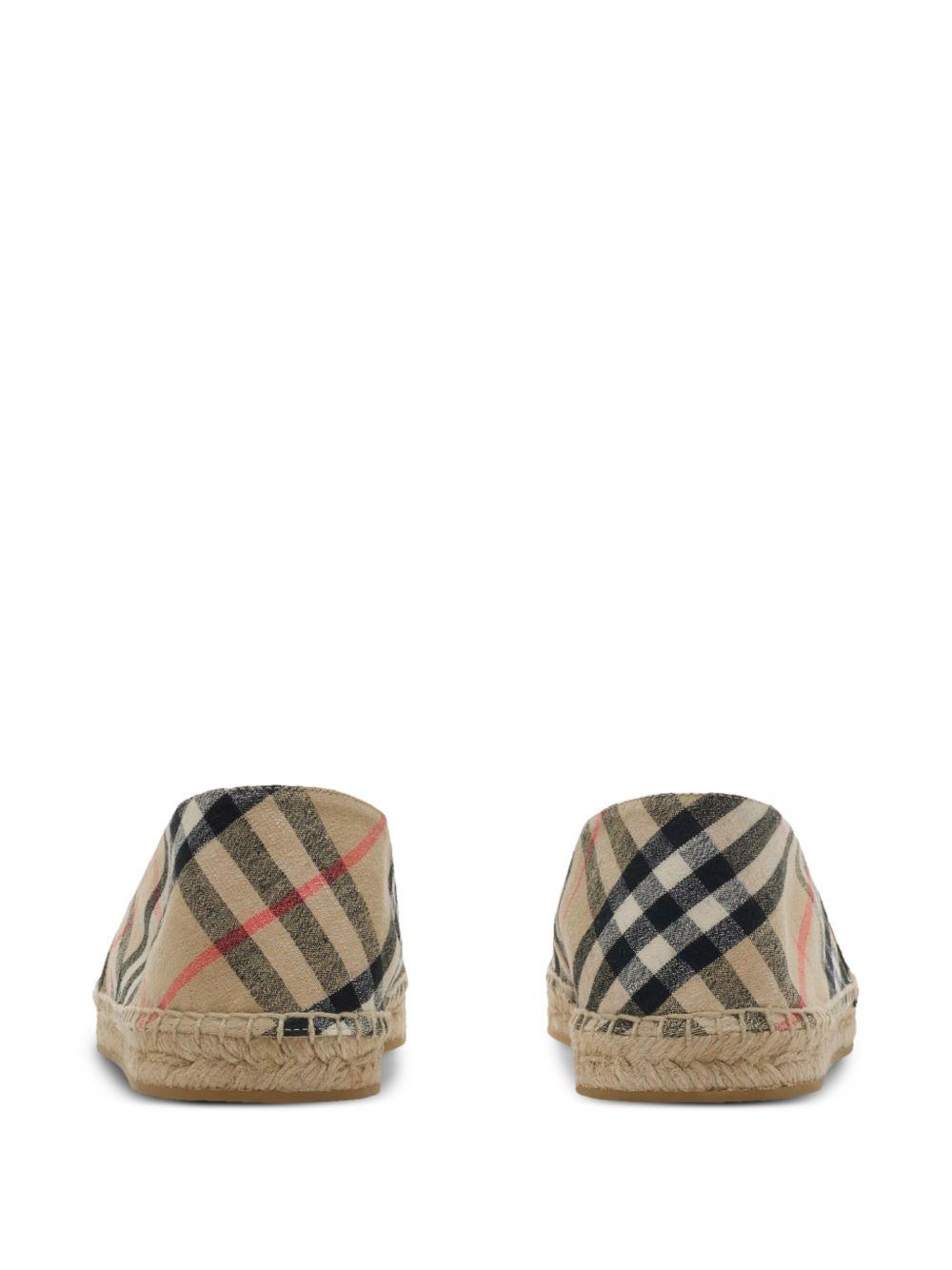 Check Mews espadrilles<BR/><BR/> 8109235 B9368 BURBERRY