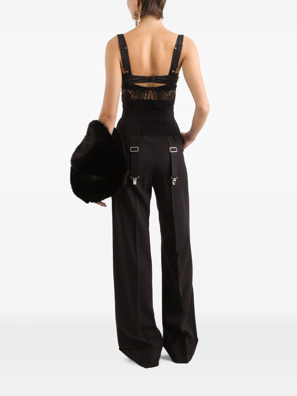 Flared woolen pants FTBM0T FU21EN0000 DOLCE & GABBANA