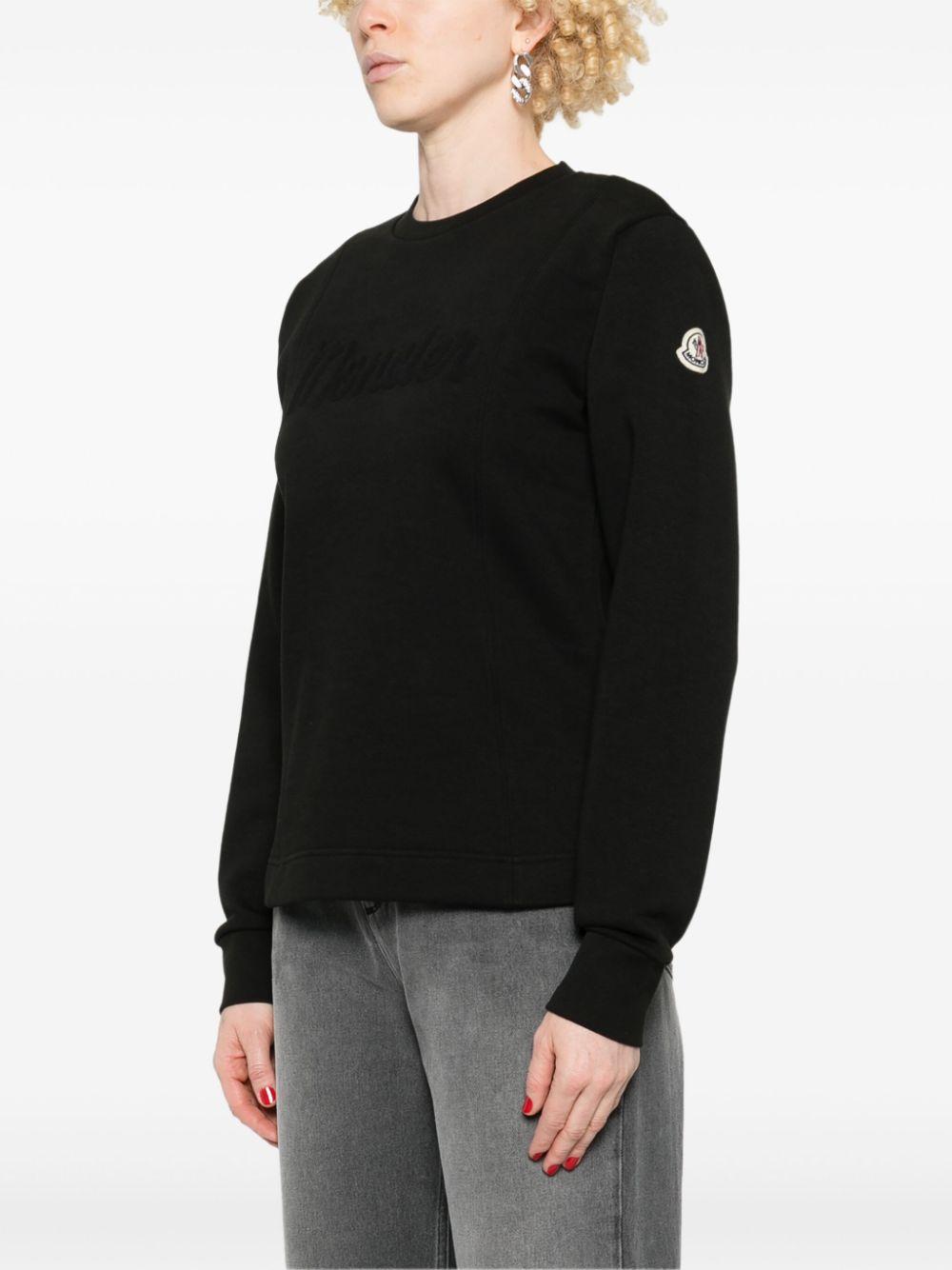 Logo-embossed sweatshirt<BR/><BR/><BR/> 8G00025 899RB999 MONCLER