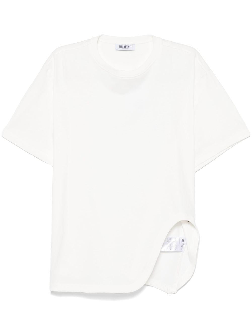 Asymetric T-shirt<BR/><BR/><BR/> 250WCT00350 JJJ025AA001 THE ATTICO