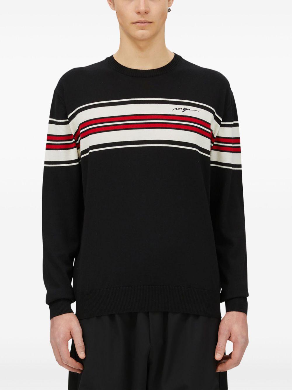 Chest stripe jumper<BR/><BR/><BR/> 3740MM208 24759499 MSGM