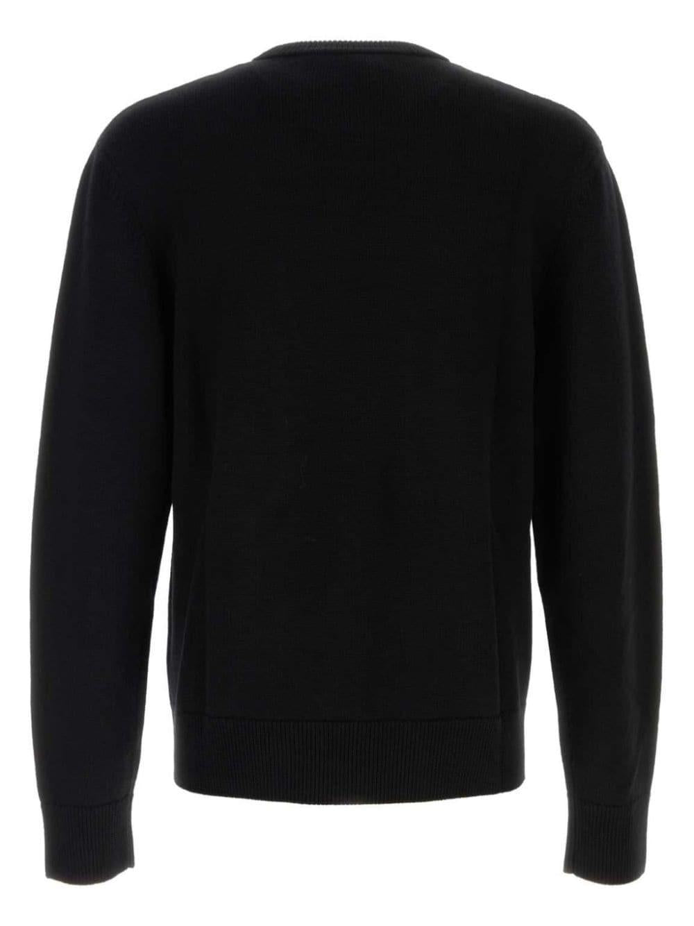 Front logo wool jumper<BR/><BR/><BR/> BM90T54YKR 001 GIVENCHY