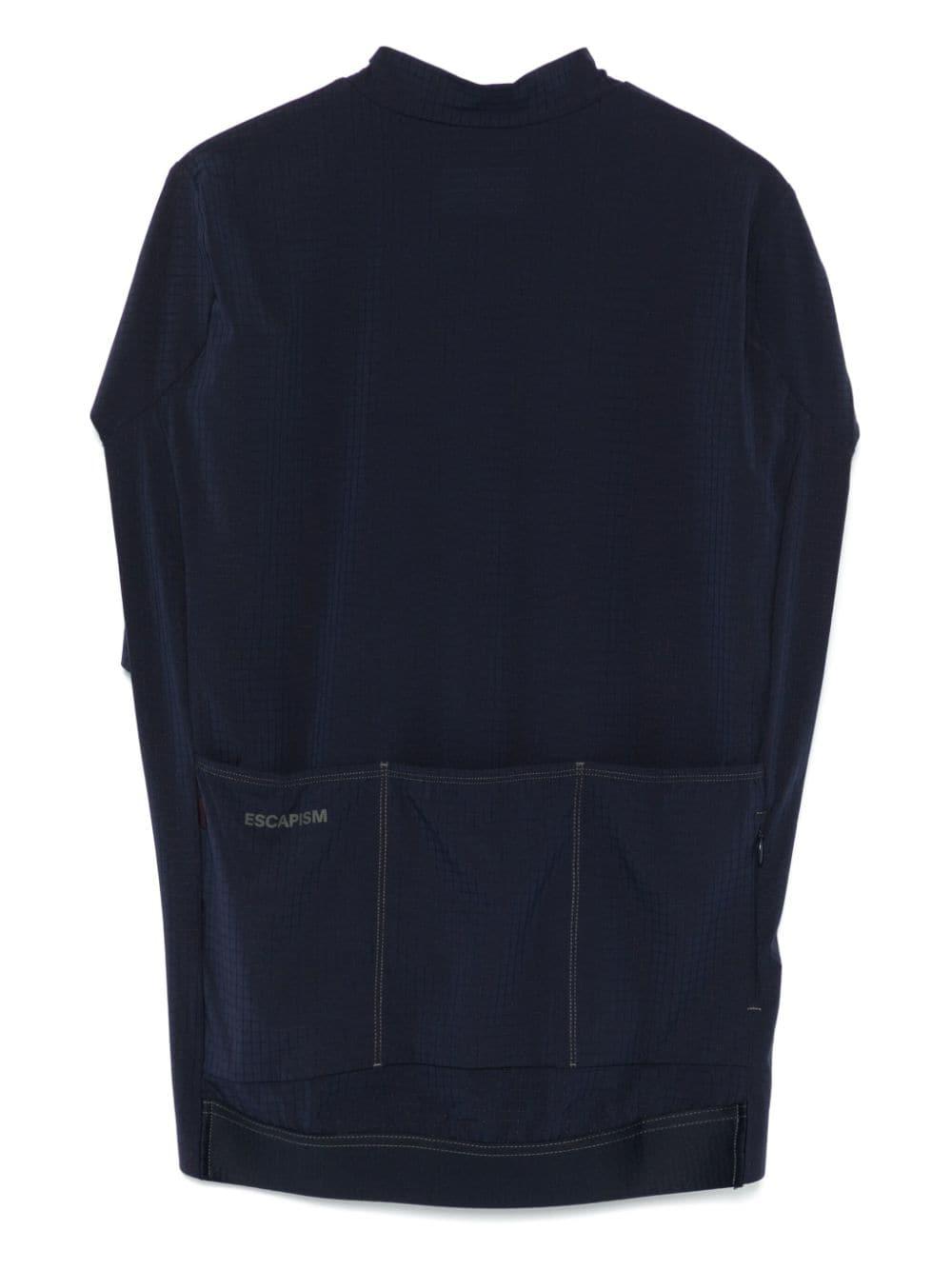 Escapism zip T-shirt<BR/><BR/><BR/> MJ33AABI NIGHT BLUE PAS NORMAL STUDIOS