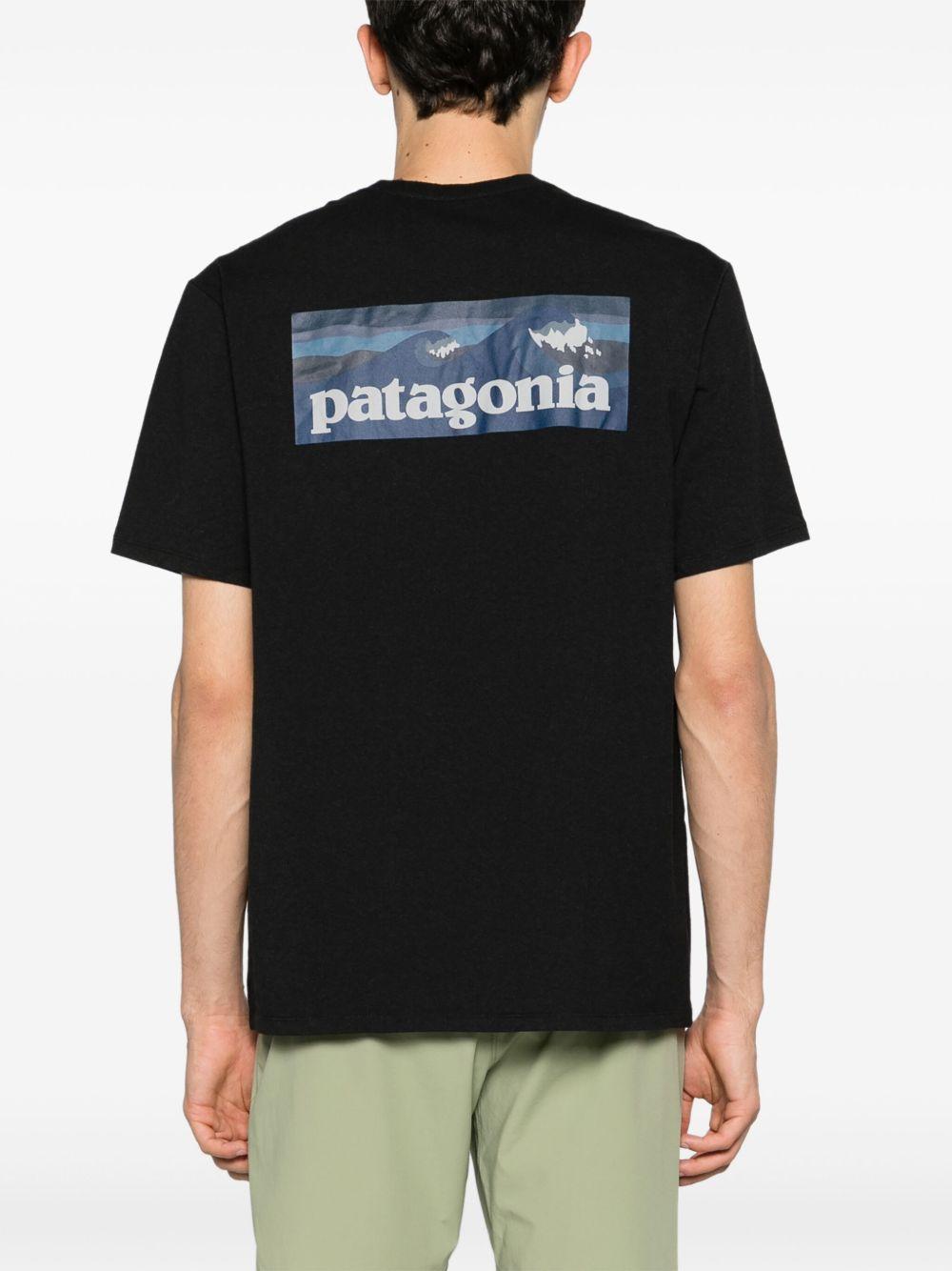 Boardshort logo-print T-shirt 37655 INBK PATAGONIA