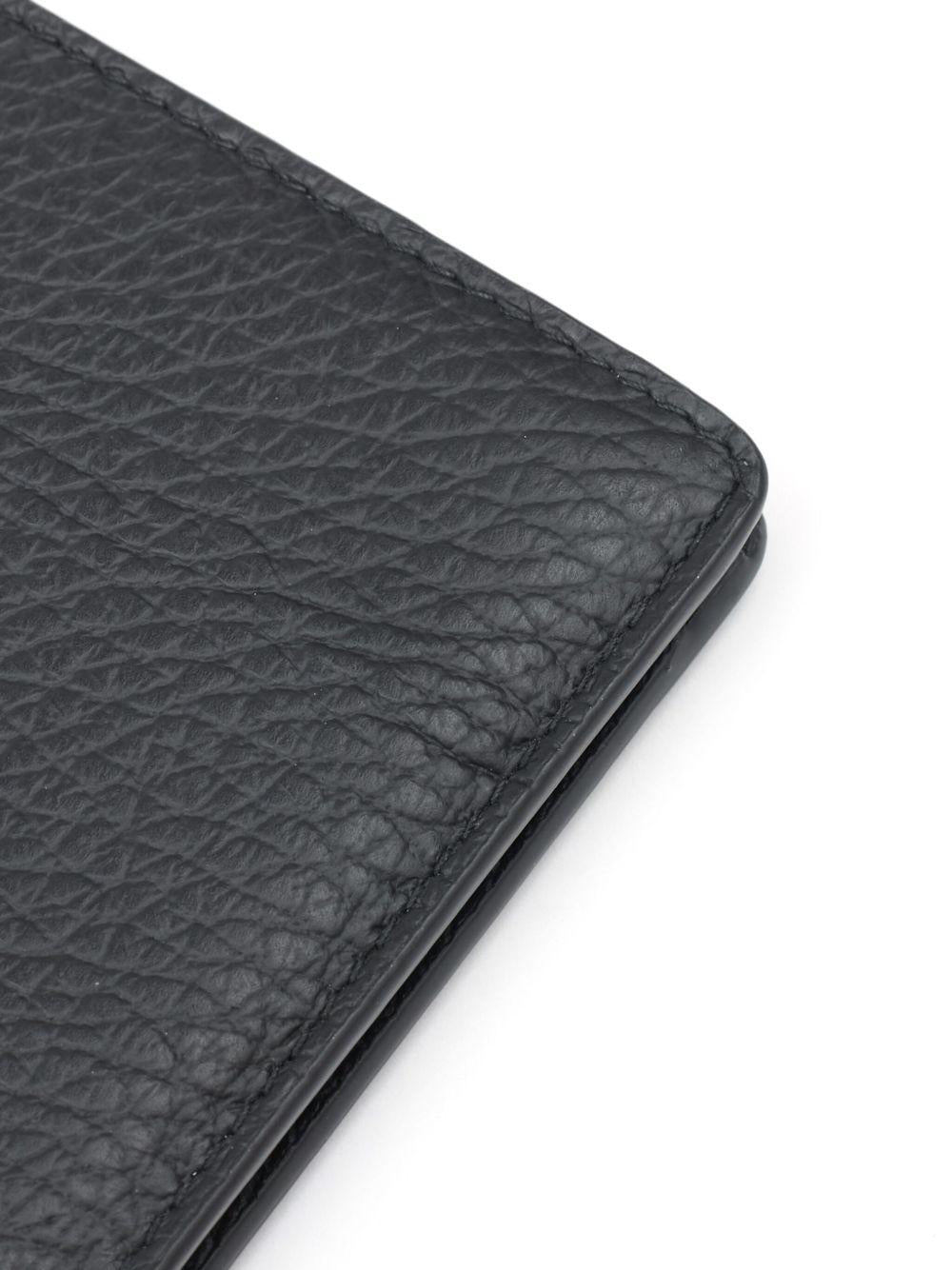 Four-stitch leather bi-fold wallet<BR/><BR/><BR/> S56UI0140 P4455T8013 MAISON MARGIELA