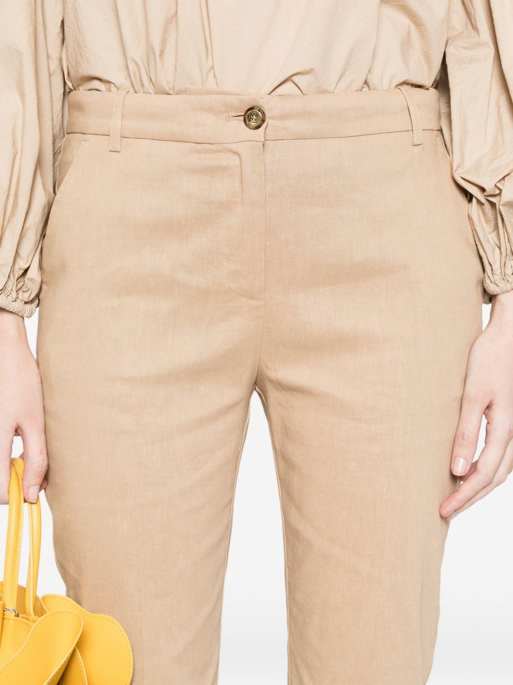 Bello cropped trousers 100155 A34ID41 PINKO