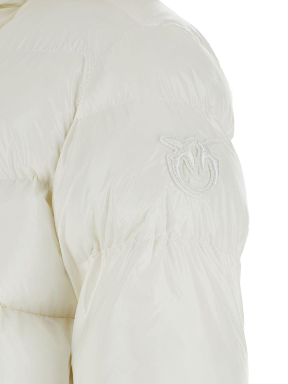 Caban jacket in crystal nylon 101597 A2P7Z05 PINKO