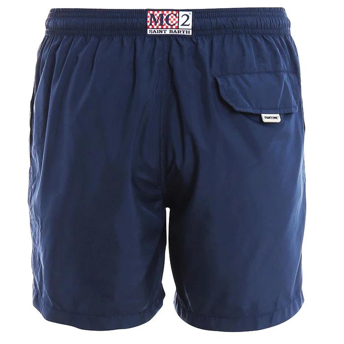 Navy blue swim shorts in ultralight fabric LIG0004 00194D61 MC2 SAINT BARTH