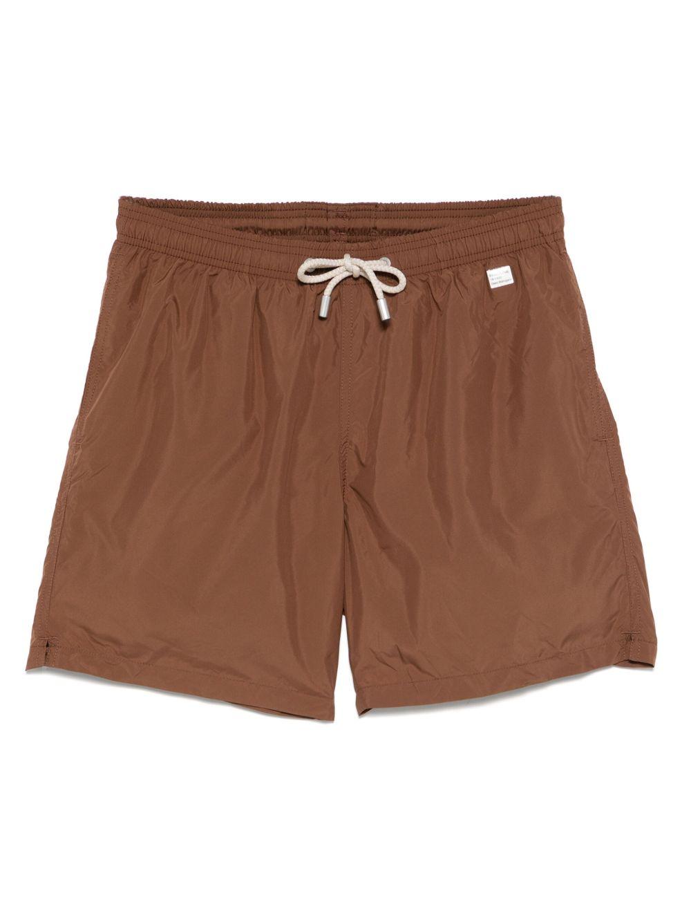 Swim shorts LIGHTING 01098H18 BROWN PNT MC2 SAINT BARTH