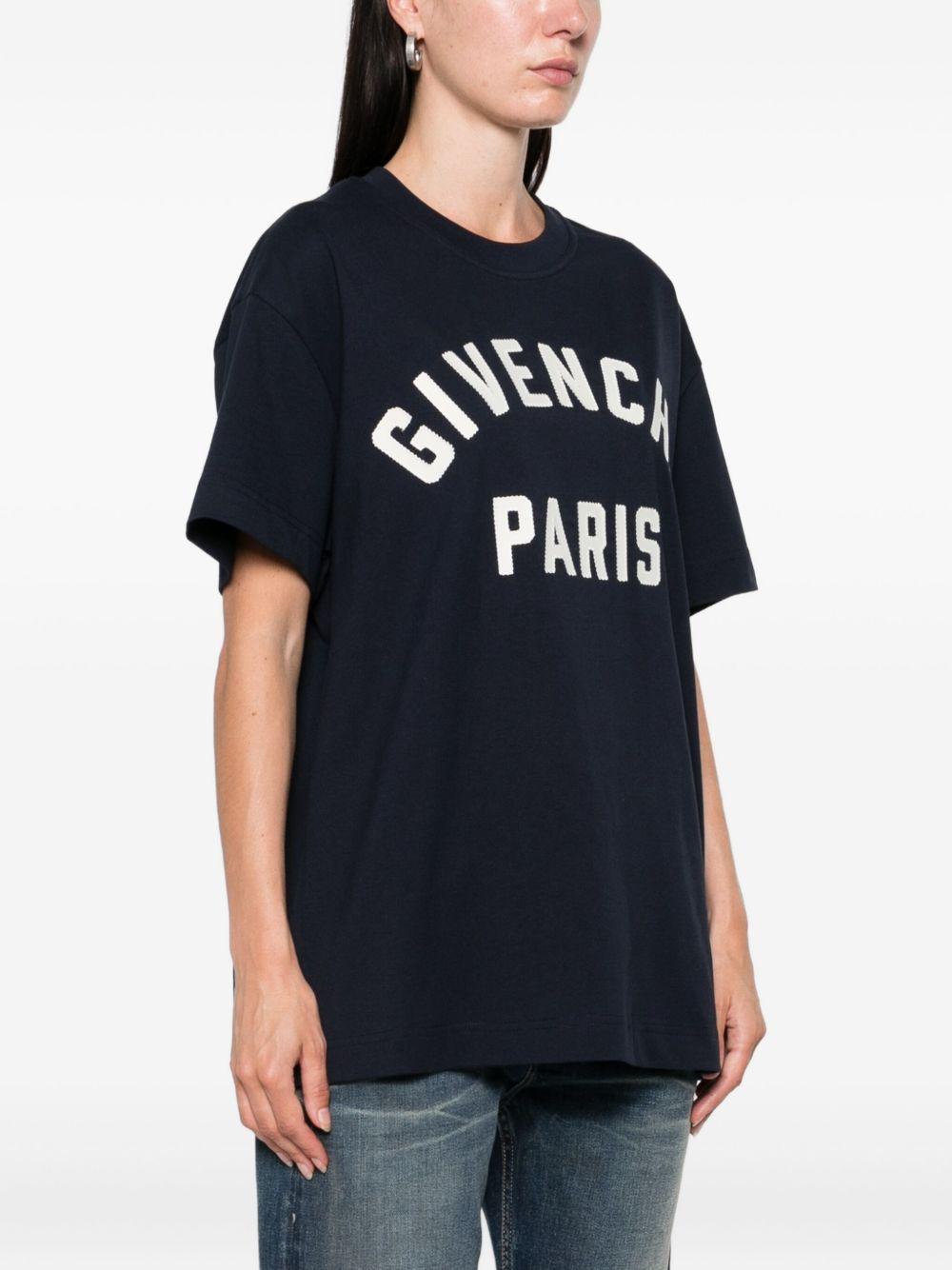 GIVENCHY Paris boxy fit t-shirt BW70FM3YRS 411 GIVENCHY