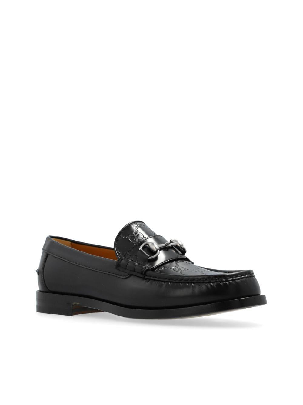 Loafer with horsebit<BR/><BR/><BR/> 786426 AADIU1000 GUCCI