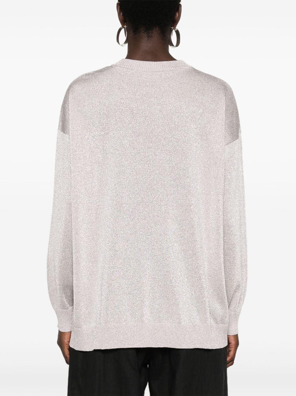 Metallic knit jumper<BR/><BR/><BR/> DS24WN0Q BK039JS30DF MISSONI