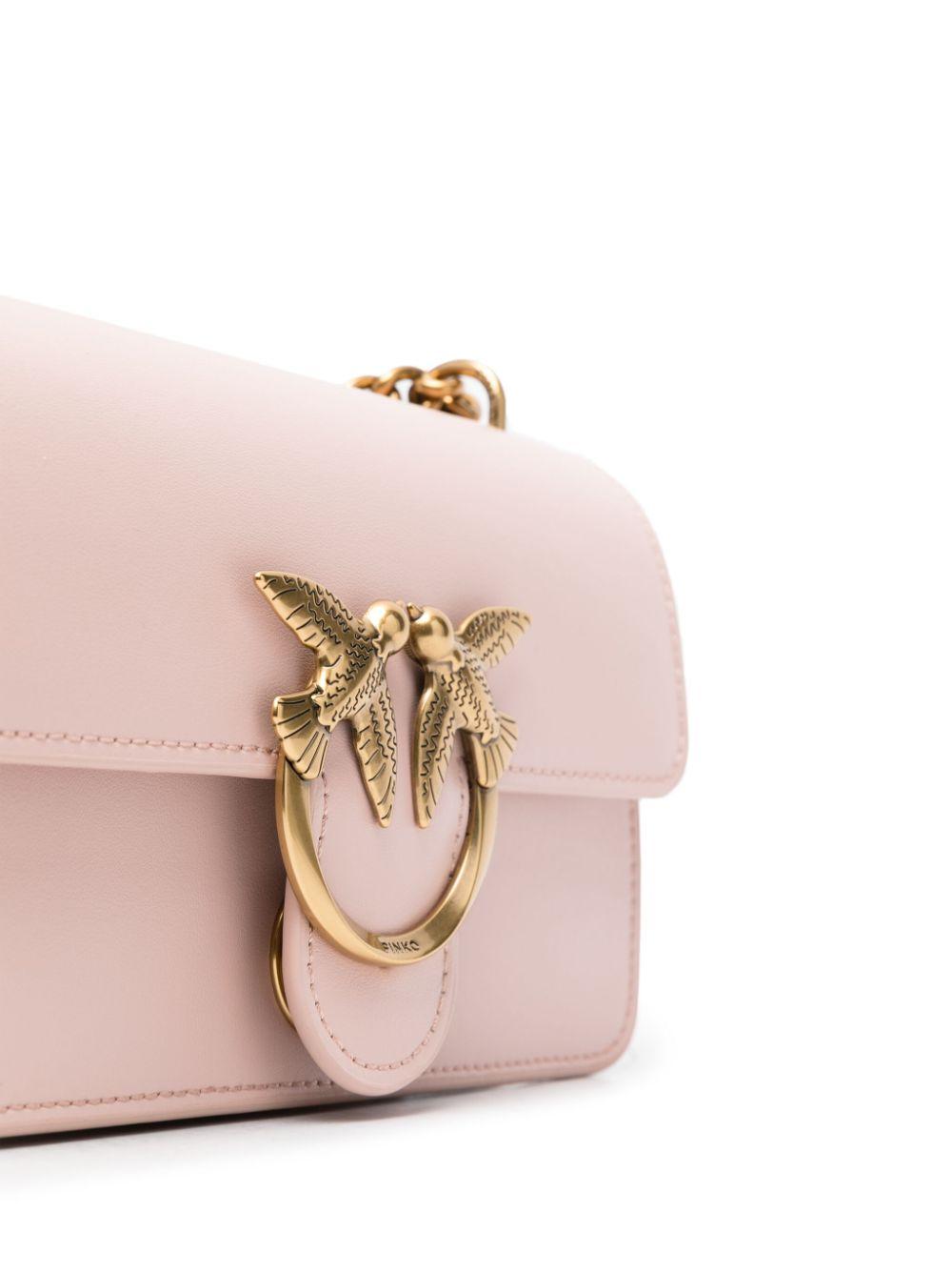 Logo-plaque crossbody bag<BR/><BR/> 100074 A0F1O81Q PINKO