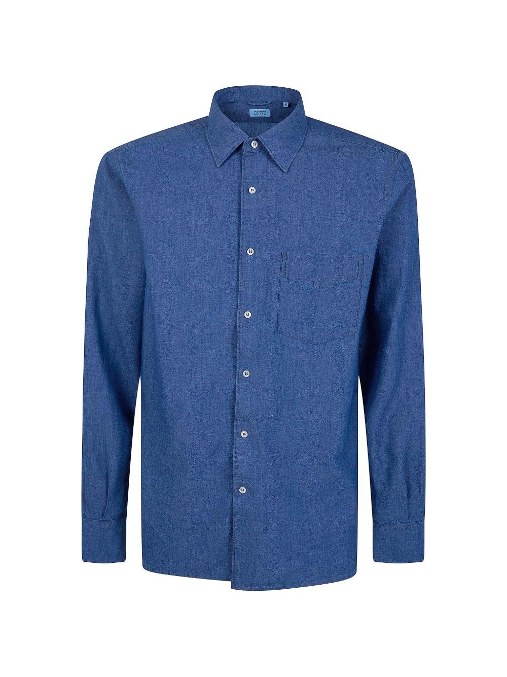 JAPANESE COTTON CHAMBRAY SHIRT CN_A_CE36 E54201031 ASPESI