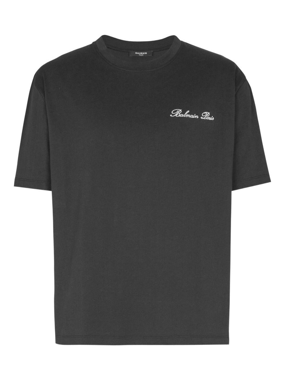 embroidered t-shirt FH1EG000BC68 EAB BALMAIN
