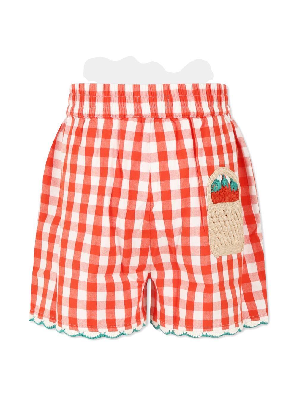 Shorts with strawberry detail TW6B69 Z2596421BC STELLA McCARTNEY KIDS