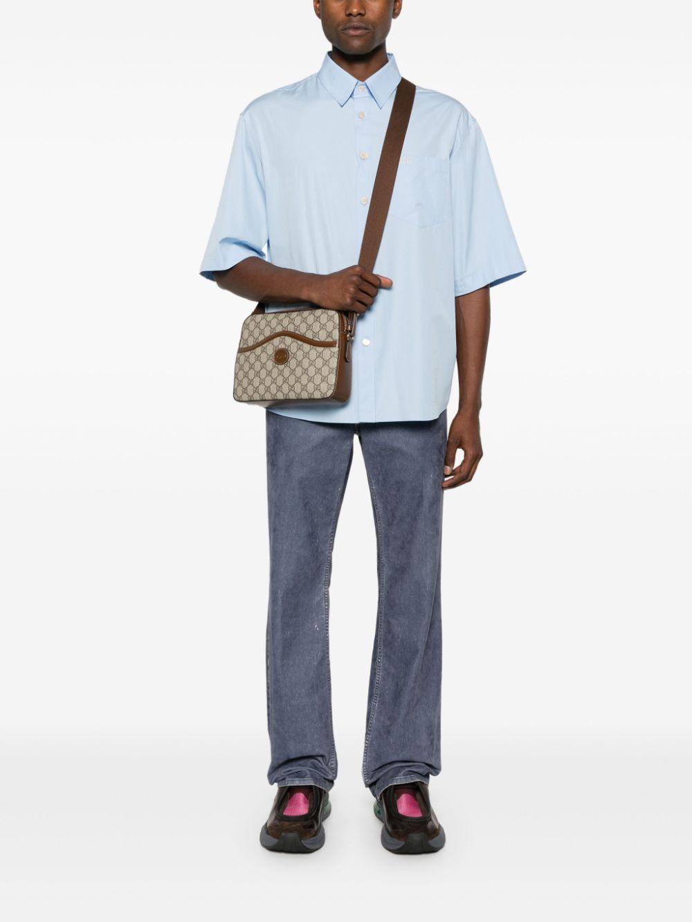 GG-canvas messenger bag<BR/><BR/><BR/> 675891 92THG8563 GUCCI