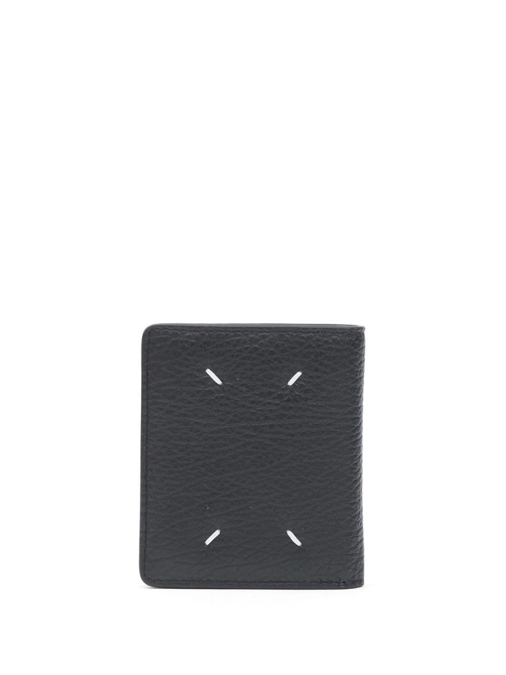 Four-stitch leather bi-fold wallet<BR/><BR/><BR/> S56UI0140 P4455T8013 MAISON MARGIELA