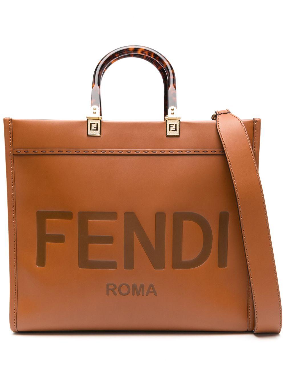 Sunshine logo-debossed tote 8BH386 ABVLF0PWZ FENDI