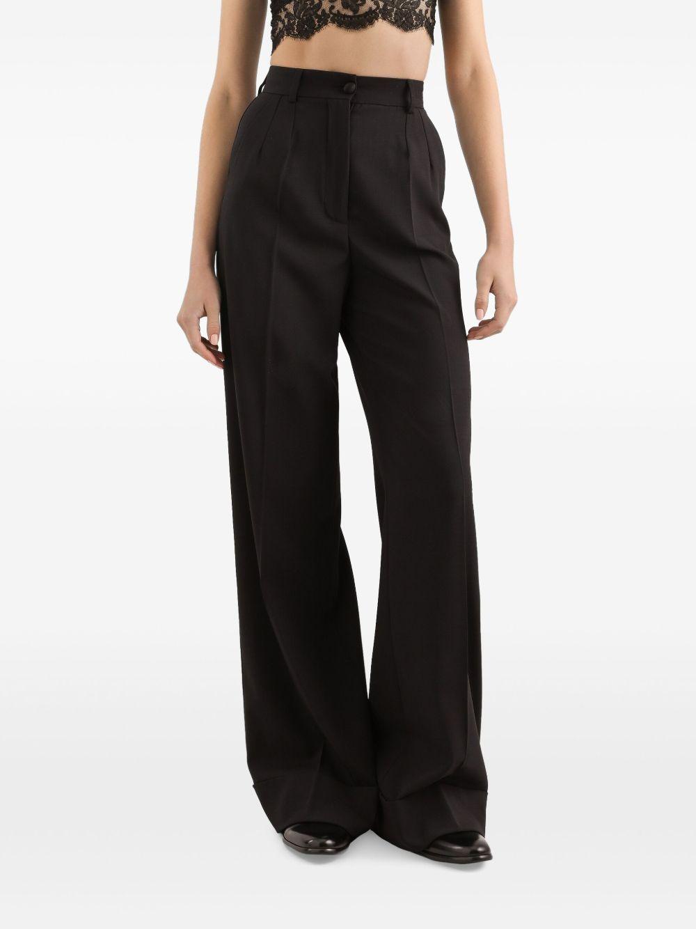 Flared woolen pants FTBM0T FU21EN0000 DOLCE & GABBANA