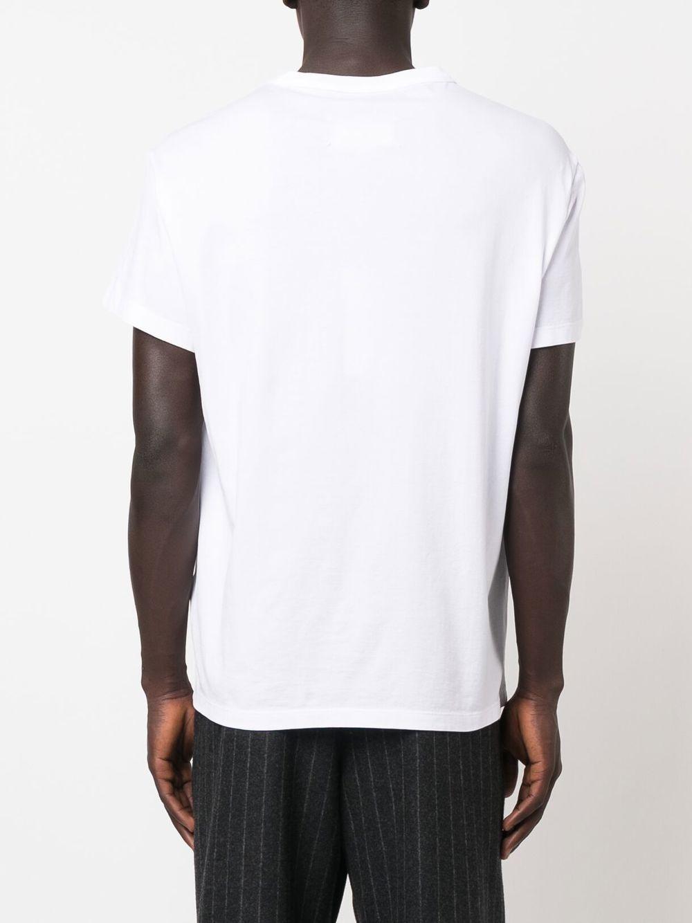 Distorted-logo cotton T-shirt<BR/><BR/><BR/> S30GC0701 S22816994 MAISON MARGIELA