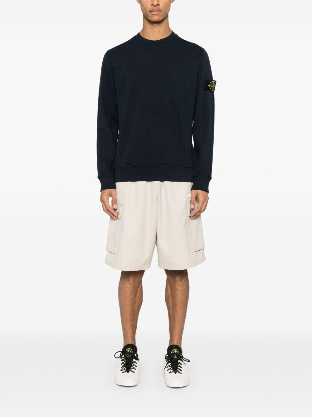 Compass-badge sweatshirt<BR/><BR/><BR/> 6100020 S0060V0020 STONE ISLAND