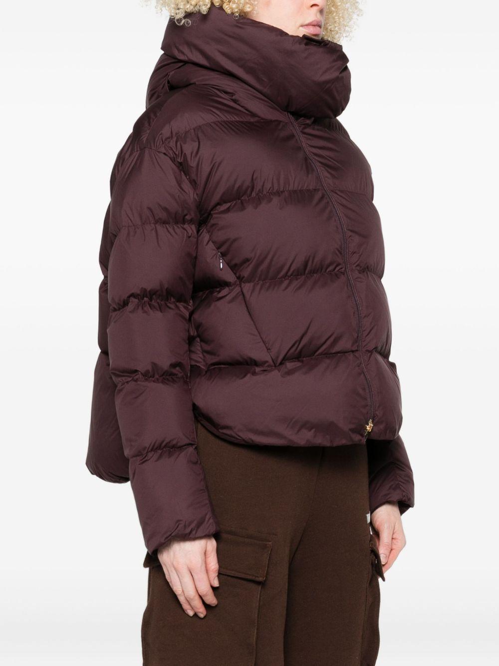 Technical fabric hooded jacket 101602 A2P6RR7 PINKO