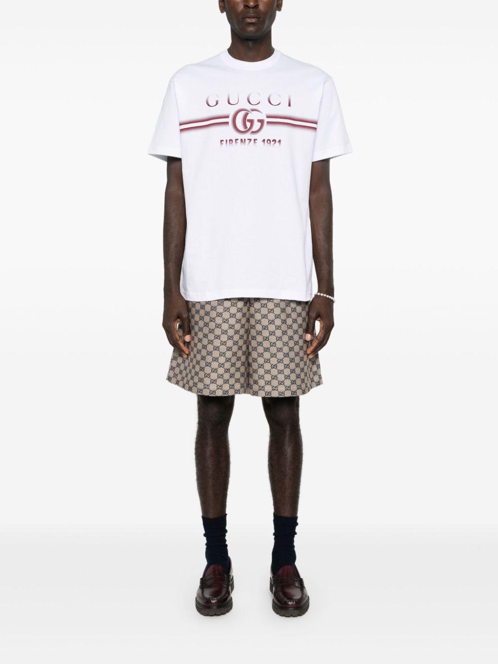 Double G cotton T-shirt<BR/><BR/> 785345 XJGKJ9541 GUCCI