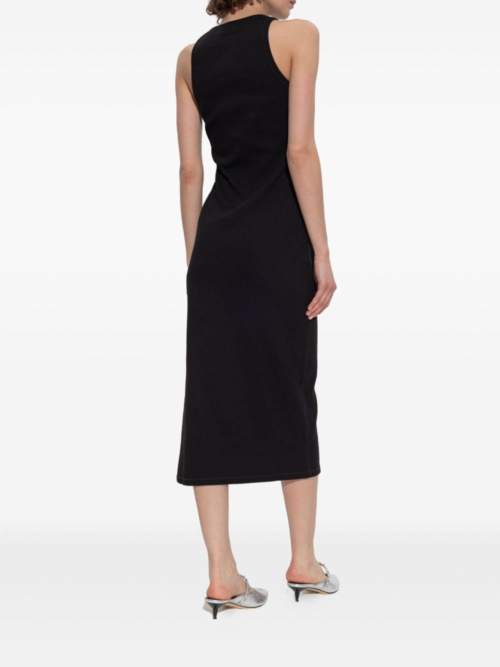 Placket Midi Dress 833873 QLAER1000 ALEXANDER MCQUEEN