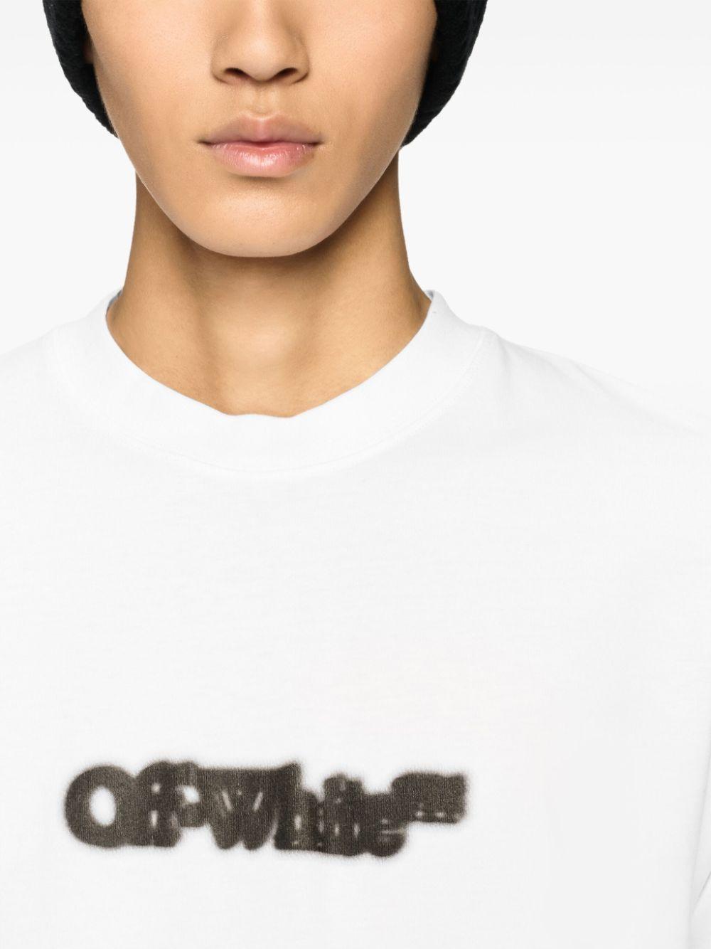 Spray Arrow T-shirt<BR/><BR/><BR/> OMAA027S25JER00B 0110 OFF-WHITE