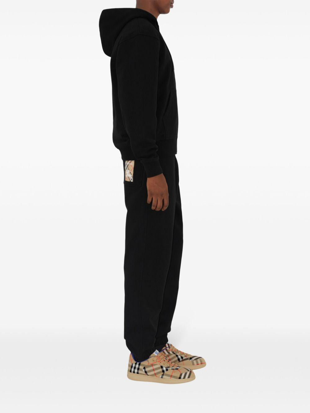 Check-label hoodie<BR/><BR/><BR/> 8102276 A1189 BURBERRY