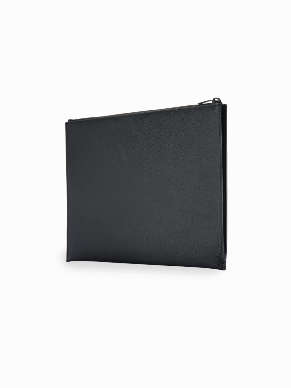 Monogram plaque clutch bag 534680BTY0U 1000 SAINT LAURENT