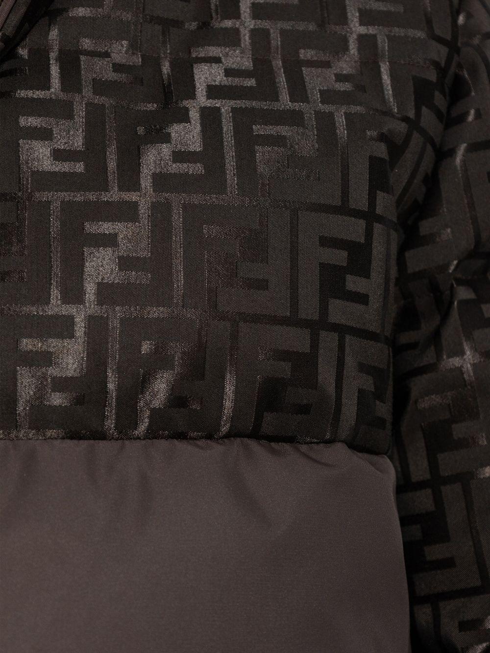 Down Jacket With Ff Jacquard Insert FAN226 AT91F1T6H FENDI