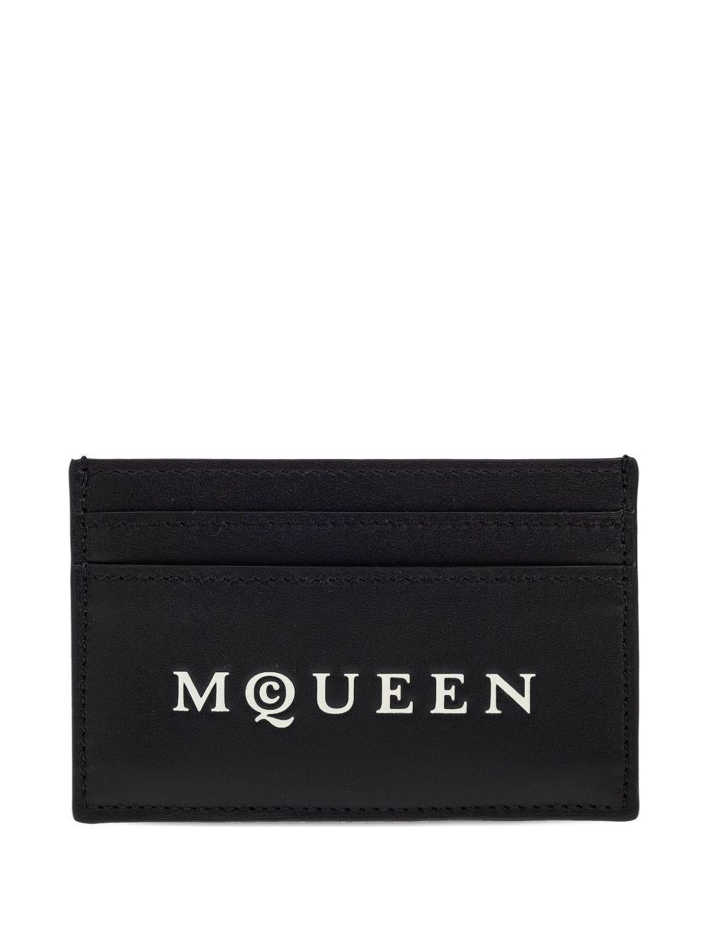 Logo Card Holder 836138 1AAU61080 ALEXANDER MCQUEEN