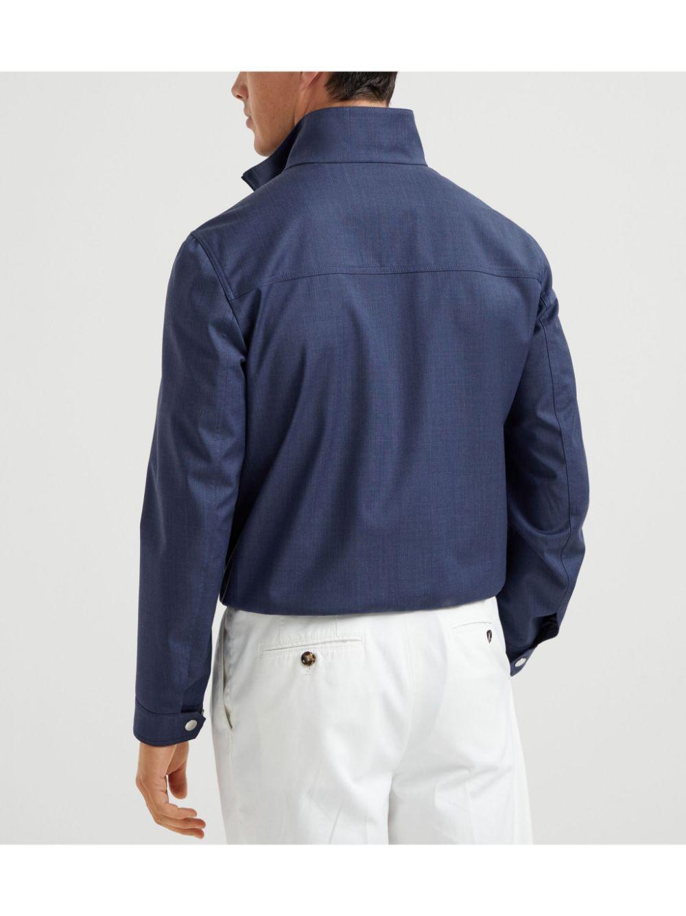 Bonded bomber jacket<BR/><BR/><BR/> MM4506424 CYV34 BRUNELLO CUCINELLI