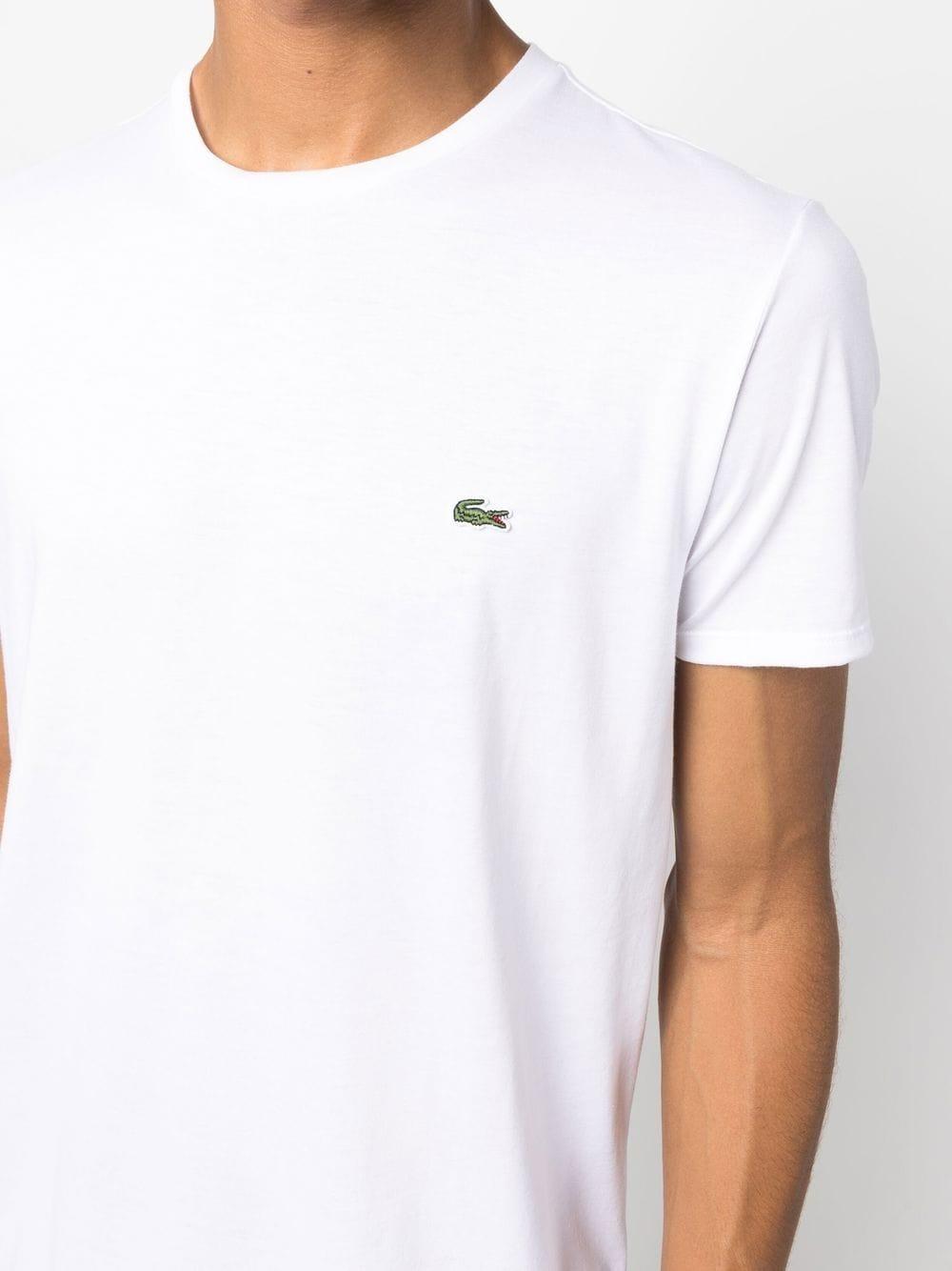 logo-patch cotton T-shirt TH6709 001 LACOSTE